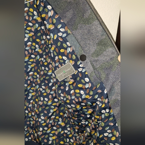 Paisley & Gray | Mens zip up Slim fit wool jacket - Picture 5 of 11